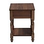 Baxton Studio Roden 20.5" H Wood and Rattan Nightstand, Dark Brown (247-13771-HiT)~#|#~sp320332162_sc7