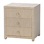 bali & pari Quinn 24" H Natural Grasscloth Nightstand, Natural and Gold (254-14031-HiT)~#|#~sp320332170_sc7