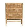 bali & pari Vivan 44.1" H Rattan and Mahogany Wood Storage Cabinet, Light Honey (228-13134-HiT)~#|#~sp320332229_sc7