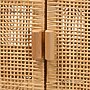 bali & pari Vivan 44.1" H Rattan and Mahogany Wood Storage Cabinet, Light Honey (228-13134-HiT)~#|#~sp320332230_sc7