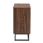 Baxton Studio Sadia 31.5" H Wood Storage Cabinet, Walnut Brown and Black (226-12917-HiT)~#|#~sp320332252_sc7