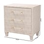 Baxton Studio Nira 28.9" H Faux Shagreen Storage Cabinet, Beige and Brass (251-13971-HiT)~#|#~sp320332275_sc7
