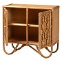 bali & pari Baylor 31.9" H Natural Rattan Storage Cabinet, Light Honey (250-13702-HiT)~#|#~sp320332311_sc7