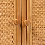 bali & pari Noreen 60.2" H Peacock Fan Natural Rattan Storage Cabinet, Light Honey (262-14420-HiT)~#|#~sp320332404_sc7