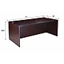 Boss Office Products 71" Desk Shell, Mocha (N101-MOC)~#|#~sp320398524_sc7