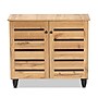 Baxton Studio Gisela Wood Shoe Cabinet, Oak Brown and Black (189-11993-HiT)~#|#~sp320398659_sc7
