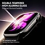 SaharaCase ZeroDamage Screen Protector for Apple Watch SE 1/2/3 & Series 4/5/6, Clear, 44mm~#|#~sp320399424_sc7