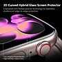 SaharaCase ZeroDamage 3D Hybrid Flexible Film Screen Protector for Apple Watch Series 11 & Series 10, Clear, 46mm~#|#~sp320399441_sc7