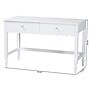 Baxton Studio Roni 47" Wood Writing Desk, White (266-14491-HIT)~#|#~sp320399543_sc7