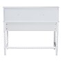 Baxton Studio Archwood 47" Wood Writing Desk with Hutch, White (266-14492-HIT)~#|#~sp320399563_sc7