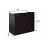 Boss Office Products 48" Glazed Reception Desk, Mocha (N168-MOC)~#|#~sp320399581_sc7