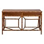 bali & pari Basile 51" Rattan Writing Desk, Marbled Tortoise Brown (272-14498-HIT)~#|#~sp320399587_sc7