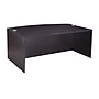 Boss Office Products 71" Bow Front Desk Shell, Mocha (N189-MOC)~#|#~sp320399696_sc7