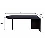 Boss Office Products 71" Bullet Desk, Mahogany (N147-MOC)~#|#~sp320401865_sc7