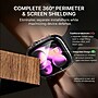 SaharaCase ZeroDamage Integrated Case with Tempered Glass Screen Protector for Apple Watch SE (1/2/3), Series 4/5/6, Clear, 40mm~#|#~sp320404428_sc7