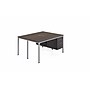 Boss Office Products Simple System 48"W Desk with Pedestal, Driftwood, 2/Set (SGSD014-110)~#|#~sp320404477_sc7