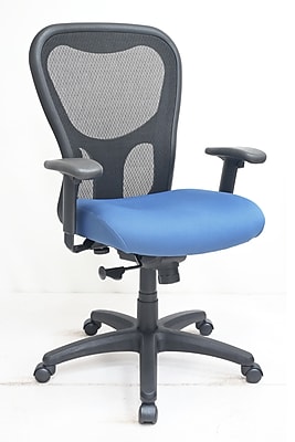 Tempur-Pedic TP9000-C Ergonomic Fabric/Mesh Swivel Task Chair, Denim (TP9000-C-DENIM) Simolary simolary.com