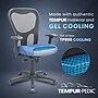 Tempur-Pedic TP9000-C Ergonomic Fabric/Mesh Swivel Task Chair, Denim (TP9000-C-DENIM)~#|#~sp320460715_sc7