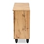 Baxton Studio Winda Wood Shoe Cabinet, Oak Brown and Black (189-11988-HiT)~#|#~sp320460743_sc7