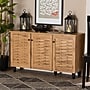 Baxton Studio Winda Wood Shoe Cabinet, Oak Brown and Black (189-11988-HiT)~#|#~sp320460746_sc7