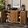Baxton Studio Winda Wood Shoe Cabinet, Oak Brown and Black (189-11988-HiT)~#|#~sp320460747_sc7