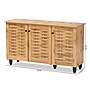 Baxton Studio Winda Wood Shoe Cabinet, Oak Brown and Black (189-11988-HiT)~#|#~sp320460749_sc7