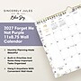 2027 Blue Sky Sincerely Jules 11" x 8.75" Monthly Wall Calendar, White/Purple (164257)~#|#~sp320460755_sc7