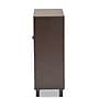 Baxton Studio Rossin Wood Shoe Cabinet, Dark Brown and Black (182-11687-HiT)~#|#~sp320460808_sc7