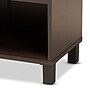Baxton Studio Rossin Wood Shoe Cabinet, Dark Brown and Black (182-11687-HiT)~#|#~sp320460810_sc7