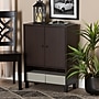 Baxton Studio Rossin Wood Shoe Cabinet, Dark Brown and Black (182-11687-HiT)~#|#~sp320460811_sc7