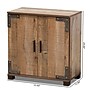 Baxton Studio Cyrille Wood Shoe Cabinet, Brown (169-10886-HiT)~#|#~sp320460824_sc7