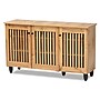 Baxton Studio Fernanda Wood Shoe Cabinet, Oak Brown and Black (189-11990-HiT)~#|#~sp320460826_sc7