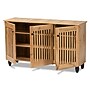 Baxton Studio Fernanda Wood Shoe Cabinet, Oak Brown and Black (189-11990-HiT)~#|#~sp320460827_sc7