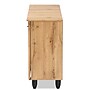 Baxton Studio Fernanda Wood Shoe Cabinet, Oak Brown and Black (189-11990-HiT)~#|#~sp320460828_sc7
