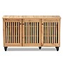 Baxton Studio Fernanda Wood Shoe Cabinet, Oak Brown and Black (189-11990-HiT)~#|#~sp320460833_sc7