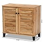 Baxton Studio Coolidge Wood Shoe Cabinet, Oak Brown and Dark Brown (197-11924-HiT)~#|#~sp320460844_sc7