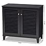 Baxton Studio Coolidge Wood Shoe Cabinet, Gray (156-9555-HiT)~#|#~sp320460871_sc7