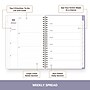 Blue Sky Sincerely Jules 5.875" x 8.625" Weekly & Monthly Planner, Purple (162420)~#|#~sp320460874_sc7