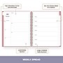 2027 Blue Sky Sincerely Jules 7" x 9" Weekly & Monthly Planner, Rose (164242)~#|#~sp320460903_sc7