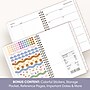 2027 Blue Sky Sincerely Jules 5" x 8" Weekly & Monthly Planner, Pink/White (164240)~#|#~sp320460915_sc7