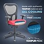 Tempur-Pedic TP9000-C Ergonomic Fabric/Mesh Swivel Task Chair, Red (TP9000-C-RED)~#|#~sp320461047_sc7