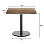 Flash Furniture TopGuard Square Wood Restaurant Dining Table and Bases, 36" x 36", Natural/Black Base (STSQ36NATTR24)~#|#~sp320462656_sc7