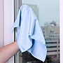 Hospeco Microfiber Cleaning Cloths, 16" x 16", Blue, 12 Cloths/Pack, 15 Packs/Carton (MFCGL2701616BL)~#|#~sp320549700_sc7