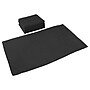 Hospeco Microfiber Multipurpose Towels, 16" x 27", Black, 300 GSM, 12 Towels/Pack, 15 Packs/Carton (MFC3001627BK)~#|#~sp320549776_sc7