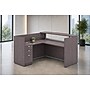 Boss Office Products 71″ Frosted Reception Desk with Reversible Return & B/B/F Pedestal, Driftwood (GROUPB-DW2)~#|#~sp320550709_sc7