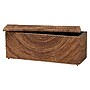bali & pari Verino Seagrass Storage Ottoman, Natural Brown and Espresso Brown (259-14225-HiT)~#|#~sp320550730_sc7