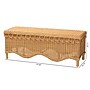 bali & pari Erla Natural Rattan Bench, Light Honey (247-13763-HiT)~#|#~sp320550826_sc7