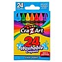 Cra-Z-Art Washable Crayon, Assorted Colors, 24/Pack (10222WM-24) ~#|#~sp320551526_sc7