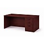 Boss 71" Desk with Box/Box/File Pedestal, Mahogany (GROUPA27-M)~#|#~sp320551714_sc7