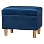 Baxton Studio Elias Velvet Fabric Storage Ottoman, Navy Blue and Oak Brown (256-14053-HiT)~#|#~sp320551956_sc7